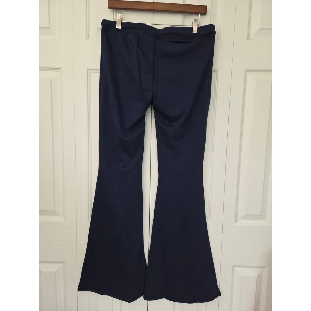 Fashion Nova Unwind Time Halter Pant Set Women XL Navy NWT $45 HKTP26963